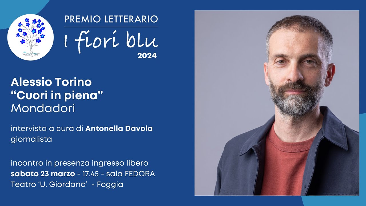 Incontro con l'autore Alessio Torino - I fiori blu 2024